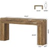 70.9-Inch Extra Long Console Table,Wooden Sofa Table Behind Couch, Farmhouse Entryway Console for Living Room, Hallway, Foyer - 2 of 4