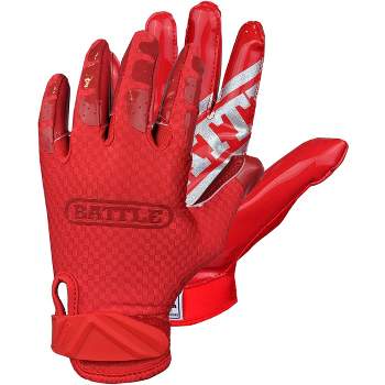 Battle Sports Triple Threat Adult Football Receiver Gloves