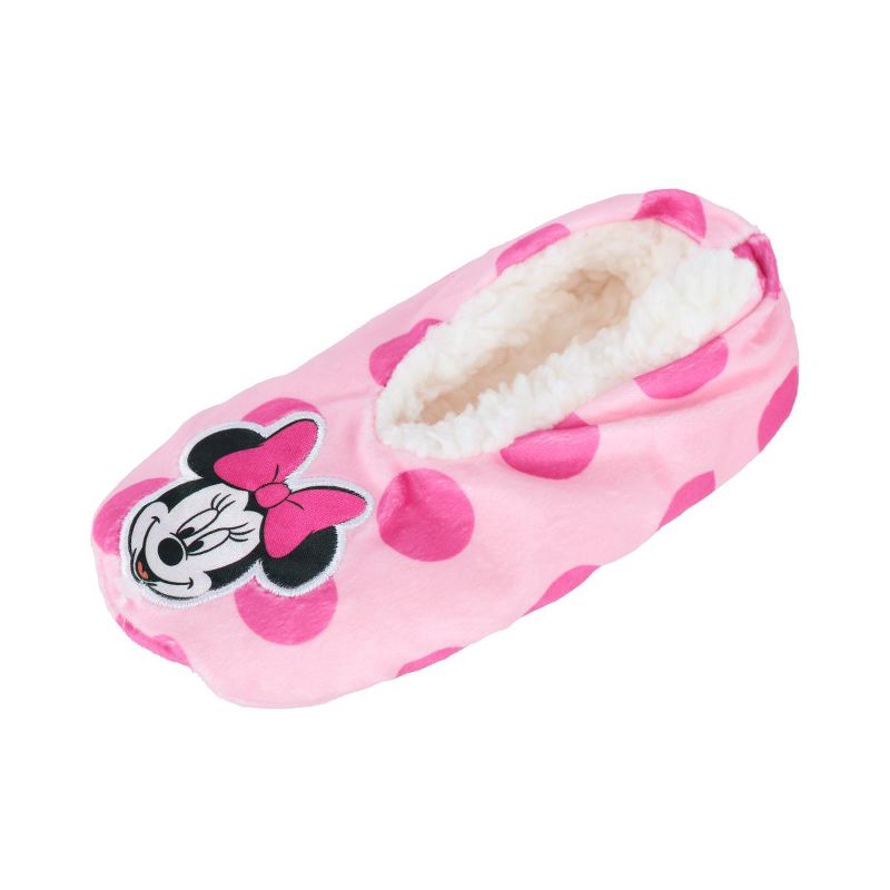 Textiel Trade Girl's Disney Minnie Mouse & Polka Dots Anti-Slip Slippers, 1 of 4
