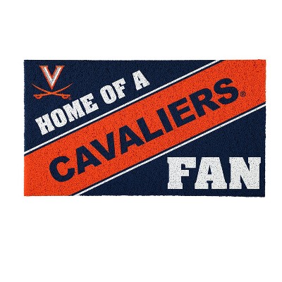 Evergreen Home of a Fan University of Virginia 28" x 16" Woven PVC Indoor Outdoor Doormat