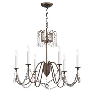 Maxim Lighting Plumette 6 - Light Chandelier in  Chestnut Bronze - 1 of 2