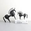 NotArt Warrior's Shadow: Modern Abstract Metal Horse Sculpture for Living Room, Office & - 3 of 4