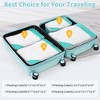 YONWAY Luggage Sets 4 Piece, with Compression Packing Cubes, Hardside Expandable Suitcase Set, with TSA Lock and Spinner Wheel - 4 of 4