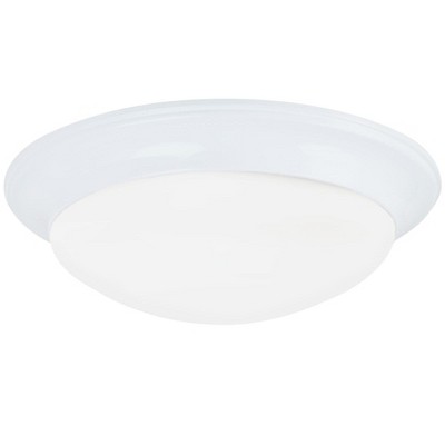 Sea Gull Nash 2 Light White Ceiling Fixture 7543693S-15