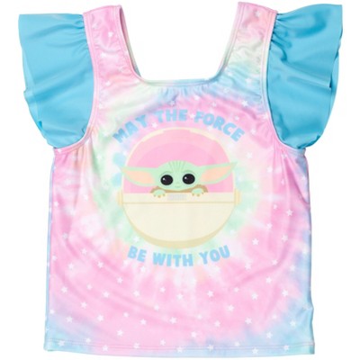 Star Wars The Child Big Girls Tankini Top and Bikini Bottom Multicolor 10-12 — фото 3