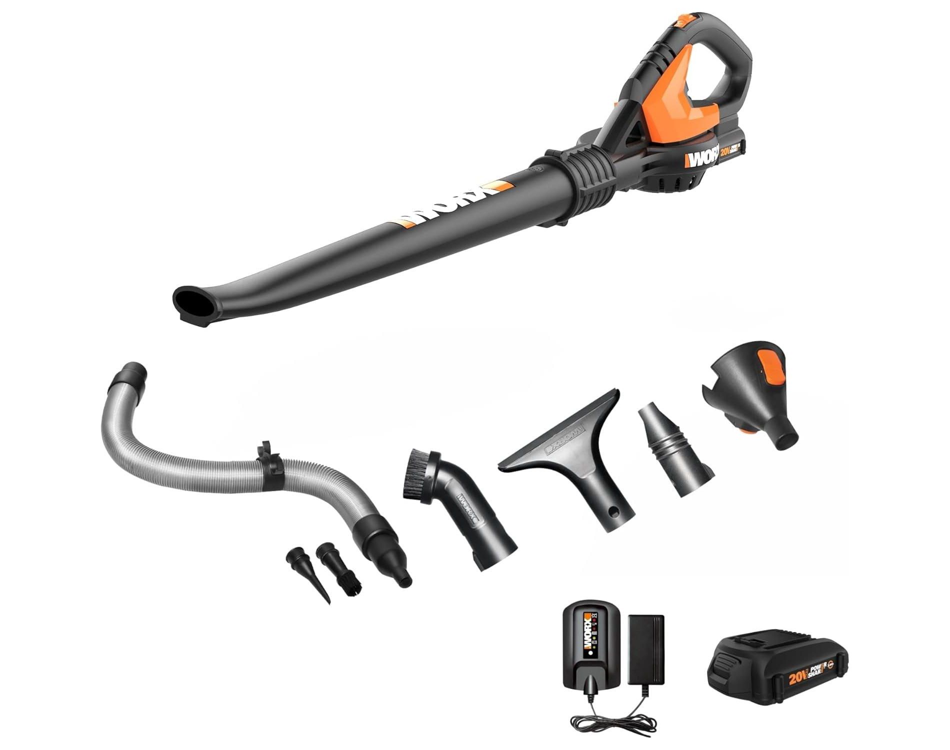 Worx WG545.1 20V Power Share AIR Cordless Leaf Blower & Sweeper