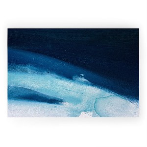 Alyssa Hamilton Art Believe a minimal abstract painting Welcome Mat - Deny Designs - 1 of 3
