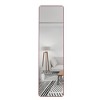 PAGED Rectangle Wall Mounted Full Length Mirror, Leaning Floor Full Body Mirror with Meatl Frame,Suitable for Bedroom - 4 of 4