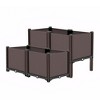 JUJABU 31.5"x31.5"x19.6" Heavy-Duty Outdoor Planter Box for Vegetables, Flowers, and Herbs - 2 of 4