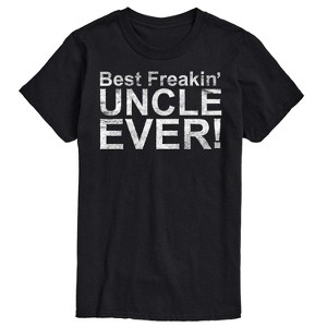 Men's - Instant Message - Best Freakin Uncle Ever Short Sleeve Graphic T-Shirt - 1 of 4
