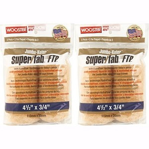 Wooster 4.5" Jumbo-Koter Super/Fab FTP 3/4" Nap 2 Sets Of 2-Pack Roller Cover # RR943-4.5-2PK - 1 of 1
