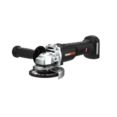 Worx WX812L.9 POWER SHARE 20-Volt Cordless 4-1/2 in. Angle Grinder with Brushless Motor (Tool Only)