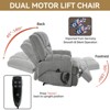 ChicFurnit Living Room Arm Chair Accent Chair with Massage Heat Lounge Seating Ultra Plush Comfort Support for Living Room, 37.8"*38.12"*40.94" - 3 of 4