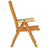 vidaXL Garden Chair Set of 2 Natural Eucalyptus - 4 of 4