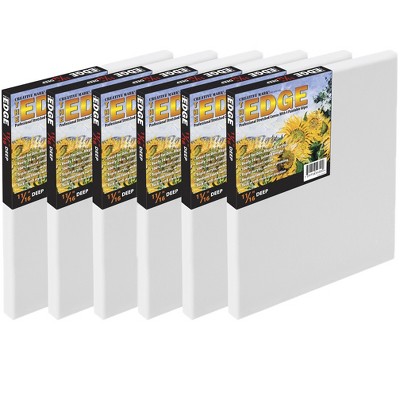 Creative Mark The Edge 20X30" Professional Cotton Stretched Canvas 0.75" Depth Box of 6