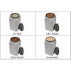 Mighty Tuff Pet Food Storage Container with Airtight Lid and Handles, 13 Gal - 3 of 4