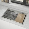 CHEVNI Kitchen Sink Stainless Steel Single Bowl With Cutting Board Drop In Top Mount Sliver - 2 of 4