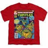 Teenage Mutant Ninja Turtles Adventures Cover Kids T Shirt For Youth, Red - 2 of 4