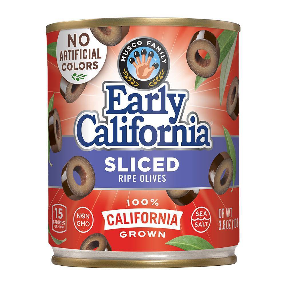 SLICED CALIFORNIA RIPE OLIVES