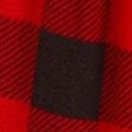 red black buffalo plaid - hacci fabric