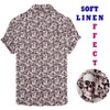 LA LEELA Mens Hawaiian Shirts Short Sleeve Button Down Shirt Men's Halloween Costumes Shirts Beach Tropical Shirts for Men - 2 of 4