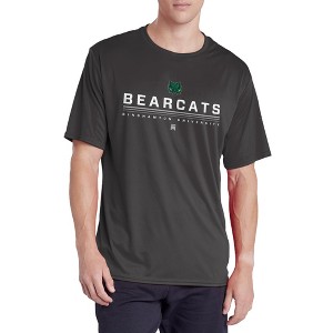 Binghamton University Lines Collegiate Men's Sport Active T-Shirt, Charcoal, 2X-Large - 1 of 4