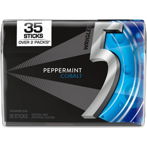 5 Peppermint Cobalt Chewing Gum - 15ct