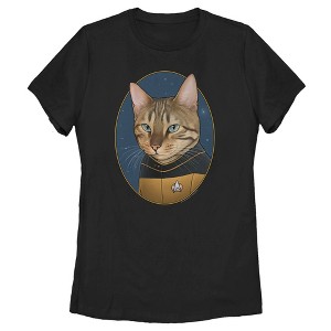 Women's Star Trek: The Next Generation Lieutenant Natasha Yar Cat T-Shirt - 1 of 4