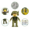 PICASSO-TILES 12PC Law Enforcement Character Figure Set, Magnetic Tiles and Brick Compatible Set STEM Toys for Kids 3+ - 4 of 4