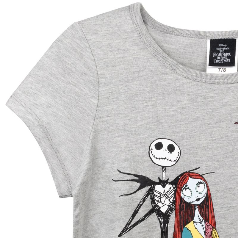 Disney Minnie Mouse Nightmare Before Christmas Winnie the Pooh Lilo & Stitch Sally Zero Girls T-Shirt Toddler to Big Kid, 5 of 8