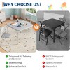 Kids Folding Table and Chairs Set, Toddlers Children's Activity Table and Chairs Set - 3 of 4