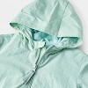 Toddler Boys' Colorblock Full Zip Windbreaker Jacket - Cat & Jack™ Blue/Green - 3 of 4