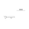 SEVOBAL Utility Storage Shelves Floating Shelf Dallas Set of Two Modern Design for Living Room or Office, Beige, 9.8"*31.5"*1.5" - 4 of 4