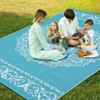 COZONY Reversible Straw Rug, Plastic Outdoor Mat for Patio, Deck, RV and Camping - 3 of 4