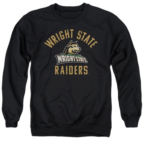 Campus Lab Wright State University Official Raiders Logo Adult Crewneck Sweatshirt black Small Target