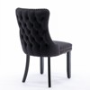 NicBex Retro Wingback Dining Chairs Set of 2, Upholstered with Backstitching Nailhead Trim & Solid Wood Legs, Comfy Kitchen Side Chairs - 3 of 4