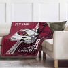 NFL Arizona Cardinals Gradient Helmet Double Sided Ultra Cozy Blanket - 3 of 3