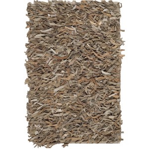 Leather Shag LSG601 Handwoven Rugs - Safavieh - 1 of 4
