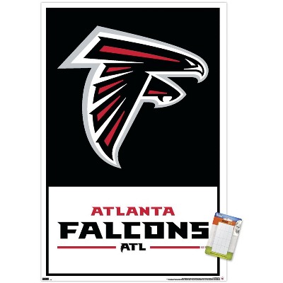 NFL Atlanta Falcons - Retro Logo 15 Wall Poster, 14.725 x 22.375