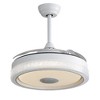 BestParts 42" Modern Invisible Ceiling Fan - 3 ABS Blades, Remote Control, 120V DC Motor - 2 of 4