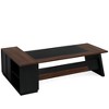 Resenkos Computer Desk, Office Desk, Study Desk,L-Shaped Executive Desk, 78" Office Desk with Drawers and Lateral File Cabinet,Walnut & Black - 3 of 4