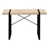 PAGED 49"L Computer Desk, Simple Modern Office Desk with Wooden Desktop and Black Metal Legs for Office, Study - 2 of 4
