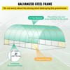 VEVOR Walk-in Tunnel Greenhouse, 20 x 10 x 7 ft Portable Plant Hot House with Galvanized Steel Hoops, 3 Top Beams, Diagonal Poles, Green - 4 of 4