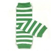 Wrapables Fun and Playtime Baby Leg Warmers (Set of 3), Stripes, Apple, Robots - image 2 of 4