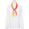 INSPIRE CHIC Women's Chiffon Colorful Gradient Square Soft Sheer Neck Scarves 1Pc - 2 of 4