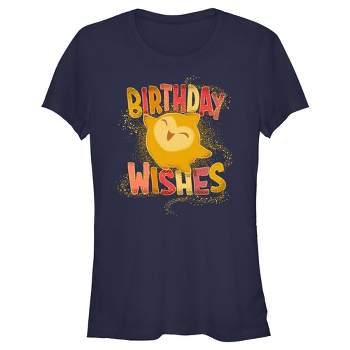 Juniors Womens Wish Star Birthday Wishes T-Shirt