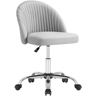 LACOO Vanity Chairs Adjustable Shell-Shaped Chair