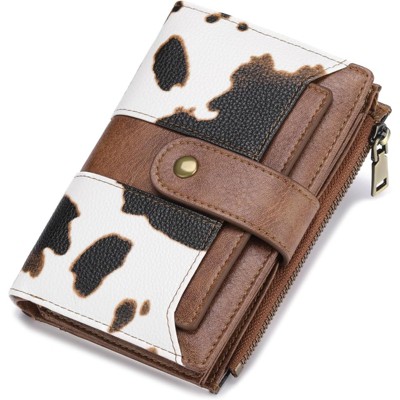 BEAFUP Wallets for Women - Stylish PU Leather Bifold Wallet with RFID Blocking & ID Window - Perfect for Travel,Parties and Shopping