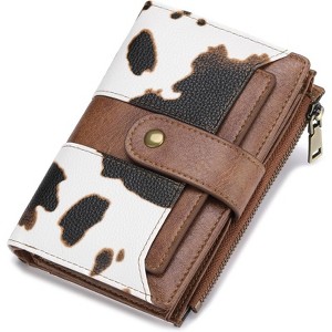 FATMOON Wallets for Women - Stylish PU Leather Bifold Wallet with RFID Blocking & ID Window - Perfect for Travel,Parties and Shopping - 1 of 4