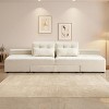 GDFStudio Andy 111" Upholstered Modular Sectional Sofa with 4 Pillows and Storage - 2 of 4